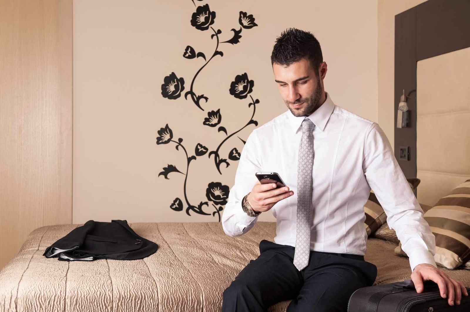 In hotels, SMS can unlock the door, enable customer satisfaction surveys, or confirm appointments at the spa.