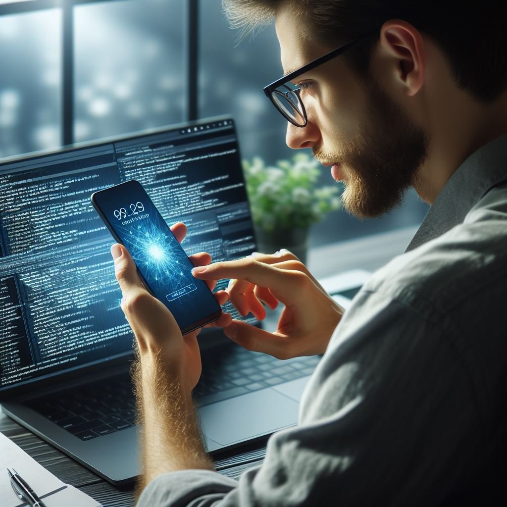 Programmierer empfängt seine erste PowerShell SMS