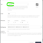 Wählen Sie die Länder aus für welche SMS gefiltert werden sollen oder die SMS für welche der Filter nicht gelten soll.