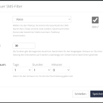 Mit dem Voice Filter können Sie Sprach Nachrichten verhindern